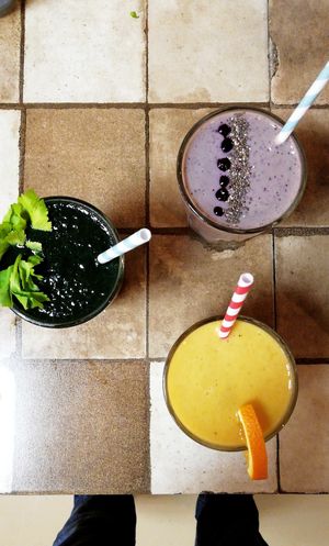 Smoothies 💯 from fresh fine fruits no sugar no water just fruits 🍍🍊🥝🍏🍋🍎🥕🥑 at Anahata Fine Food in Kyiv