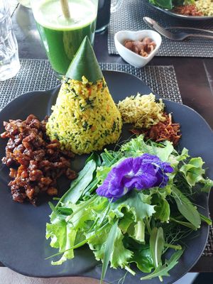 Looks simple but bursting with so much flavor at The Organic Farm Bali in Tabanan