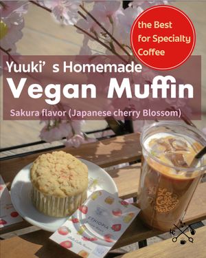 (These muffins are no longer available. But you can change the milk in your latte to soy milk, oats milk, or almond milk!) at Lilo Coffee Roasters in Osaka