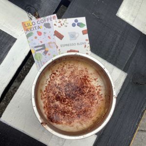 Iced cappuccino (oat milk) at Lilo Coffee Roasters in Osaka