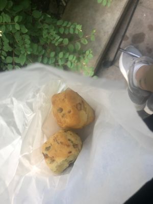 Savoury pastry with zucchini and potato  at Fill Good in Budapest