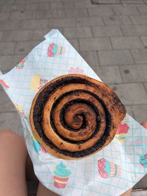 Chocolate scroll at Fill Good in Budapest
