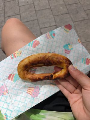 Apple and poppyseed kifli at Fill Good in Budapest