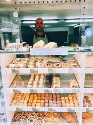 Hungarian vegan pastry  at Fill Good in Budapest