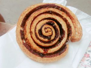 Whole wheat chocolate goodness at Fill Good in Budapest