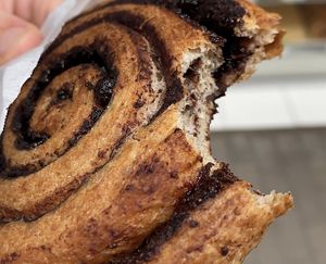 Chocolate snail at Fill Good in Budapest