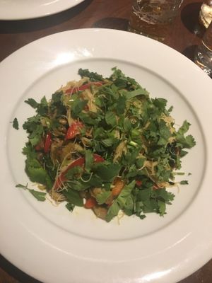 Singapore noodles. Delicious at Aysgarth Falls Hotel Pub in Aysgarth