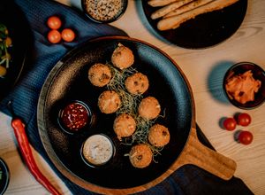 Arančini at Mamma Pizza in Kaunas