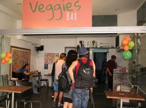 veggies bar Jerusalem at Veggies Bar in Jerusalem