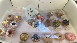 Today’s selection   at Cakeboy Donuts - Pop-up in Bowden