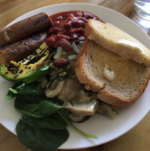 Scrambled Tofu and Friends  at Cakeboy Donuts - Pop-up in Bowden