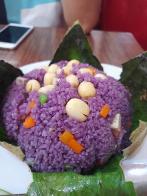Rice with lotus seeds at Vajra in Ho Chi Minh City