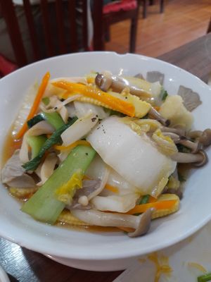 Mixed veggies at Vajra in Ho Chi Minh City
