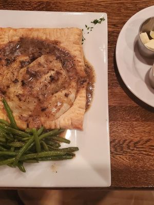 Spinach Mushroom Wellington at Montero's Restaurant & Bar in Elizabeth City