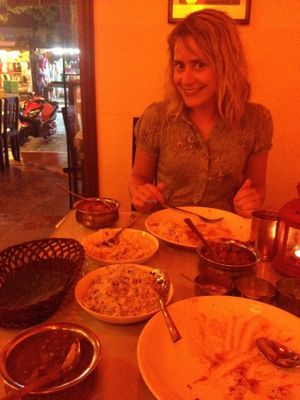 All the food, yum at Baba's Kitchen in Hoi An