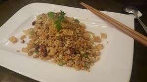 com phu truc (oatmeal, tofu and pineapple stir-fry) at Phu Truc in Ho Chi Minh City