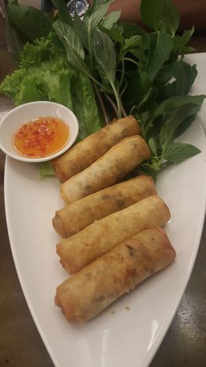 cha gio phu truc (fried spring rolls) at Phu Truc in Ho Chi Minh City