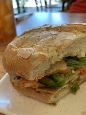 Tofu bahn mi at Pho 36 in Avon