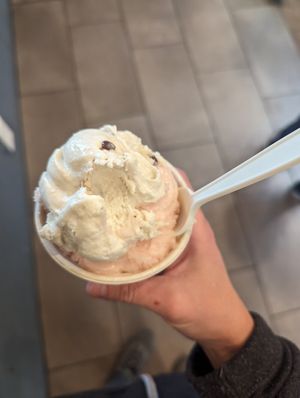 Cookie dough + strawberry lemonade at BRICS in Indianapolis