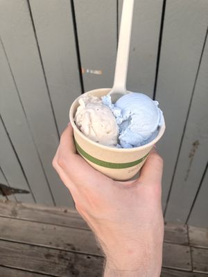 Vegan vanilla bean and birthday cake at BRICS in Indianapolis