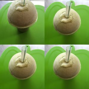 Caribbean Matcha Milkshake at The Apple Crate Food Truck/Cart in Bridgetown