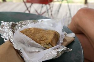 roti at The Apple Crate Food Truck/Cart in Bridgetown