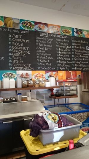 Some of the menu  at Mood Cafe  in Philadelphia