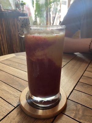 Smoothie at Aloha Raw Bar in Playa Del Carmen
