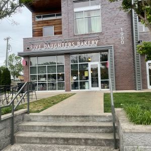 Outside at Five Daughters Bakery - Eastland Ave in Nashville