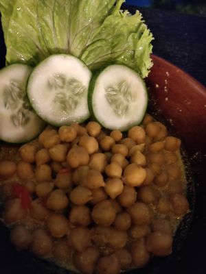 Curry chickpeas at Seed Dreams in El Nido