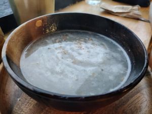 Cashew mushroom soup at Seed Dreams in El Nido