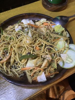 Noodle stir fryy  at Seed Dreams in El Nido