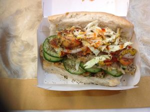 vegan subway veggie patties at Seed Dreams in El Nido