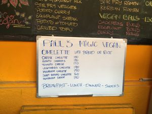 menu II at Seed Dreams in El Nido