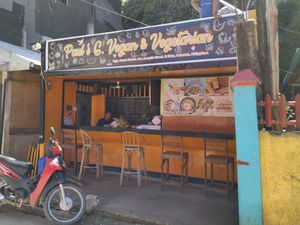 Restaurant by day at Seed Dreams in El Nido