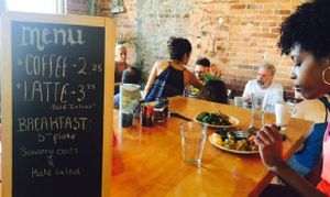 weeklyvegan breakfast at Global Breath Studio in Durham