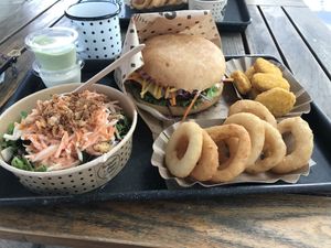 basically half the menu;) at Swing Kitchen - Josefstadt in Vienna