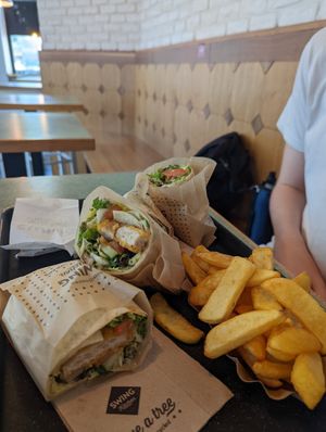 Wraps at Swing Kitchen - Josefstadt in Vienna