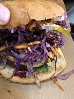 Cheeseburger at Swing Kitchen - Josefstadt in Vienna