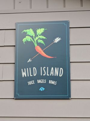 The Sign at Wild Island in Orcas Island