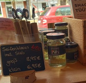 zero waste soap bubble at Wunderbar Unverpackt UG in Braunschweig