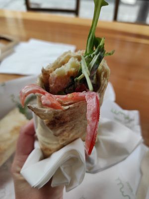 Haloumi cheese sandwich at Umi Falafel in Cork