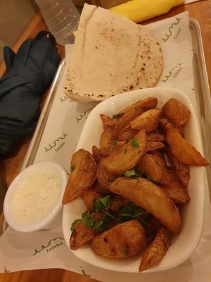Wedges at Umi Falafel in Cork