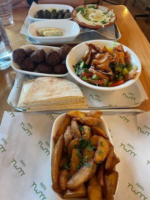 and it all costs only 25€ at Umi Falafel in Cork