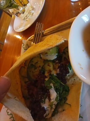 Cauliflower pitta minus onion and tomato at Umi Falafel in Cork