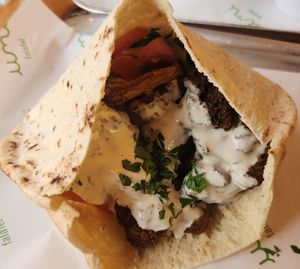 Cauliflower pita at Umi Falafel in Cork