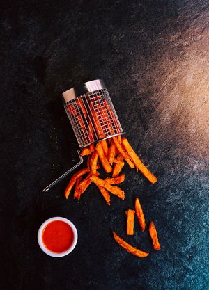 Sweet Potato Fries at Umi Falafel in Cork