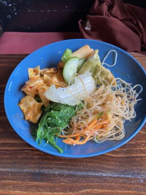 The sides from the all-you-can-eat buffet .  at Peony in Johanneshov