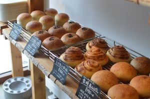 Baked goods at Huluta in Sapporo