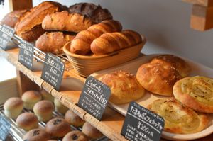 Baked goods at Huluta in Sapporo